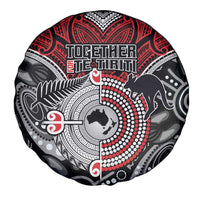 Aotearoa and Australia Spare Tire Cover New Zealand Honour The Treaty Ake!Ake!Ake! LT9 - Polynesian Pride