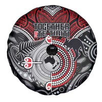 Aotearoa and Australia Spare Tire Cover New Zealand Honour The Treaty Ake!Ake!Ake! LT9 - Polynesian Pride