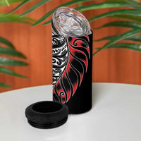 Koru Fern New Zealand 4 in 1 Can Cooler Tumbler Maori Tribal Pattern LT9 - Polynesian Pride
