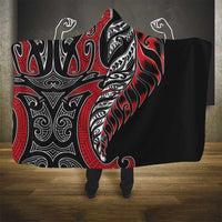 Koru Fern New Zealand Hooded Blanket Maori Tribal Pattern LT9 - Polynesian Pride