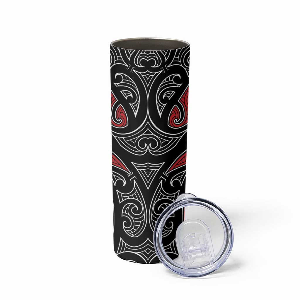 Koru Fern New Zealand Skinny Tumbler Maori Tribal Pattern LT9 - Polynesian Pride
