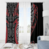 Koru Fern New Zealand Window Curtain Maori Tribal Pattern LT9 - Polynesian Pride