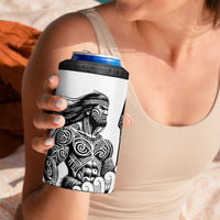 Koru Fern New Zealand Maori Tribal Warrior 4 in 1 Can Cooler Tumbler LT9 - Polynesian Pride