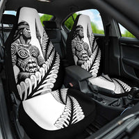 Koru Fern New Zealand Maori Tribal Warrior Car Seat Cover LT9 One Size Black - Polynesian Pride