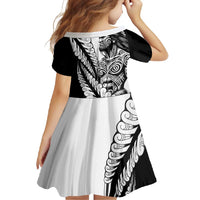 Koru Fern New Zealand Maori Tribal Warrior Family Matching Off Shoulder Maxi Dress and Hawaiian Shirt LT9 - Polynesian Pride