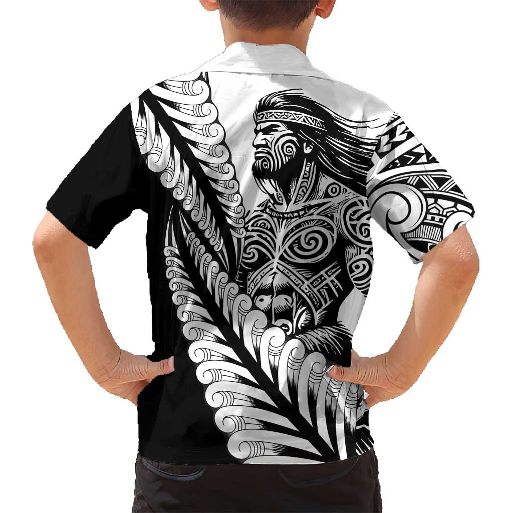 Koru Fern New Zealand Maori Tribal Warrior Family Matching Summer Maxi Dress and Hawaiian Shirt LT9 - Polynesian Pride