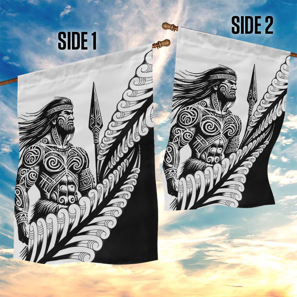 Koru Fern New Zealand Maori Tribal Warrior Garden Flag LT9 - Polynesian Pride