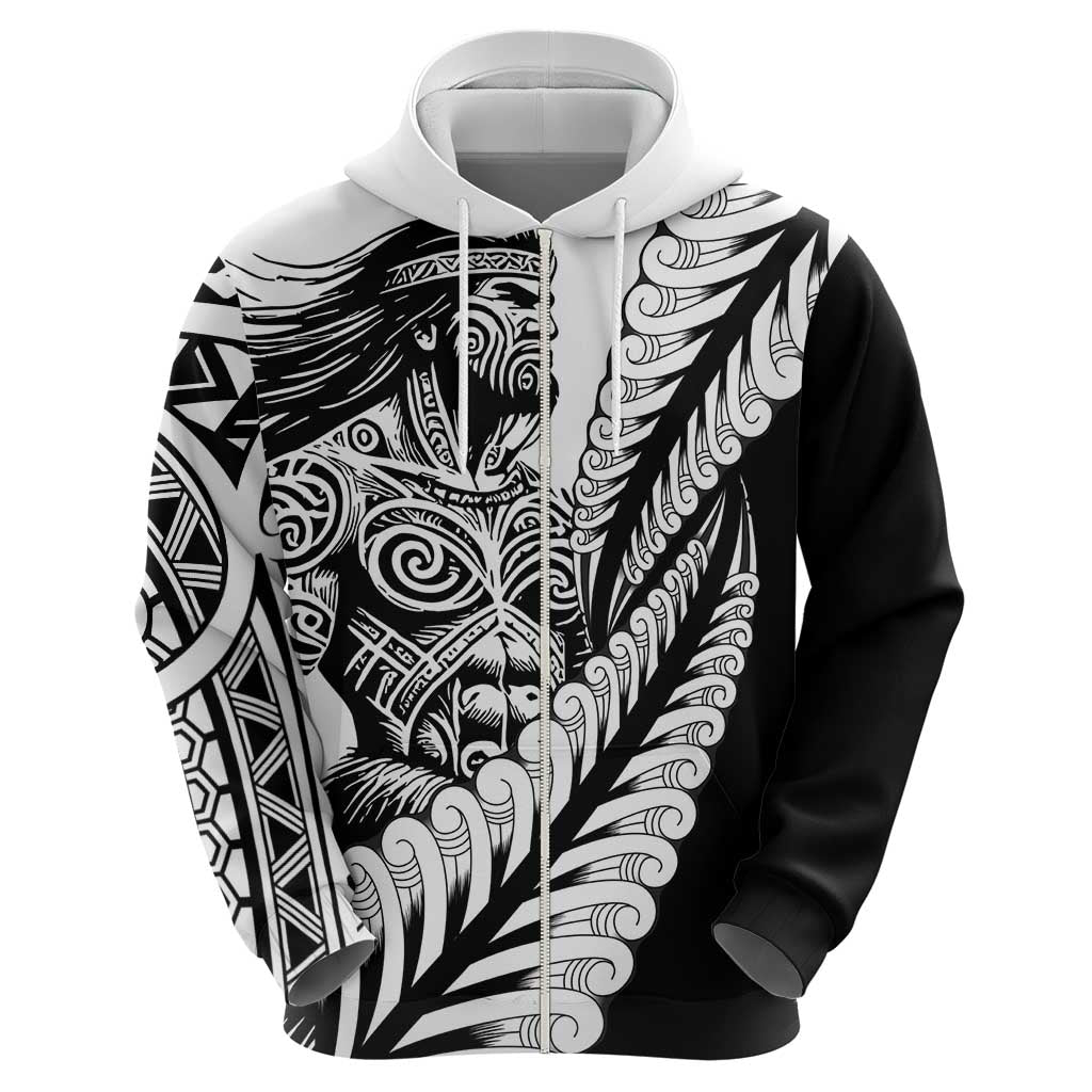 Koru Fern New Zealand Maori Tribal Warrior Hoodie LT9 - Polynesian Pride