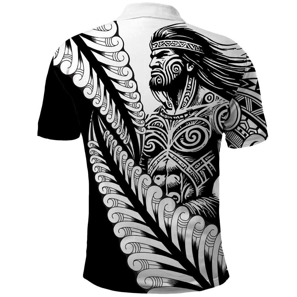 Koru Fern New Zealand Maori Tribal Warrior Polo Shirt LT9 - Polynesian Pride