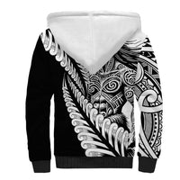 Koru Fern New Zealand Maori Tribal Warrior Sherpa Hoodie LT9 - Polynesian Pride