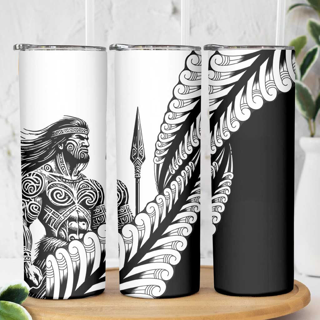 Koru Fern New Zealand Maori Tribal Warrior Skinny Tumbler LT9 - Polynesian Pride