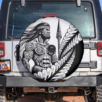 Koru Fern New Zealand Maori Tribal Warrior Spare Tire Cover LT9 Black - Polynesian Pride