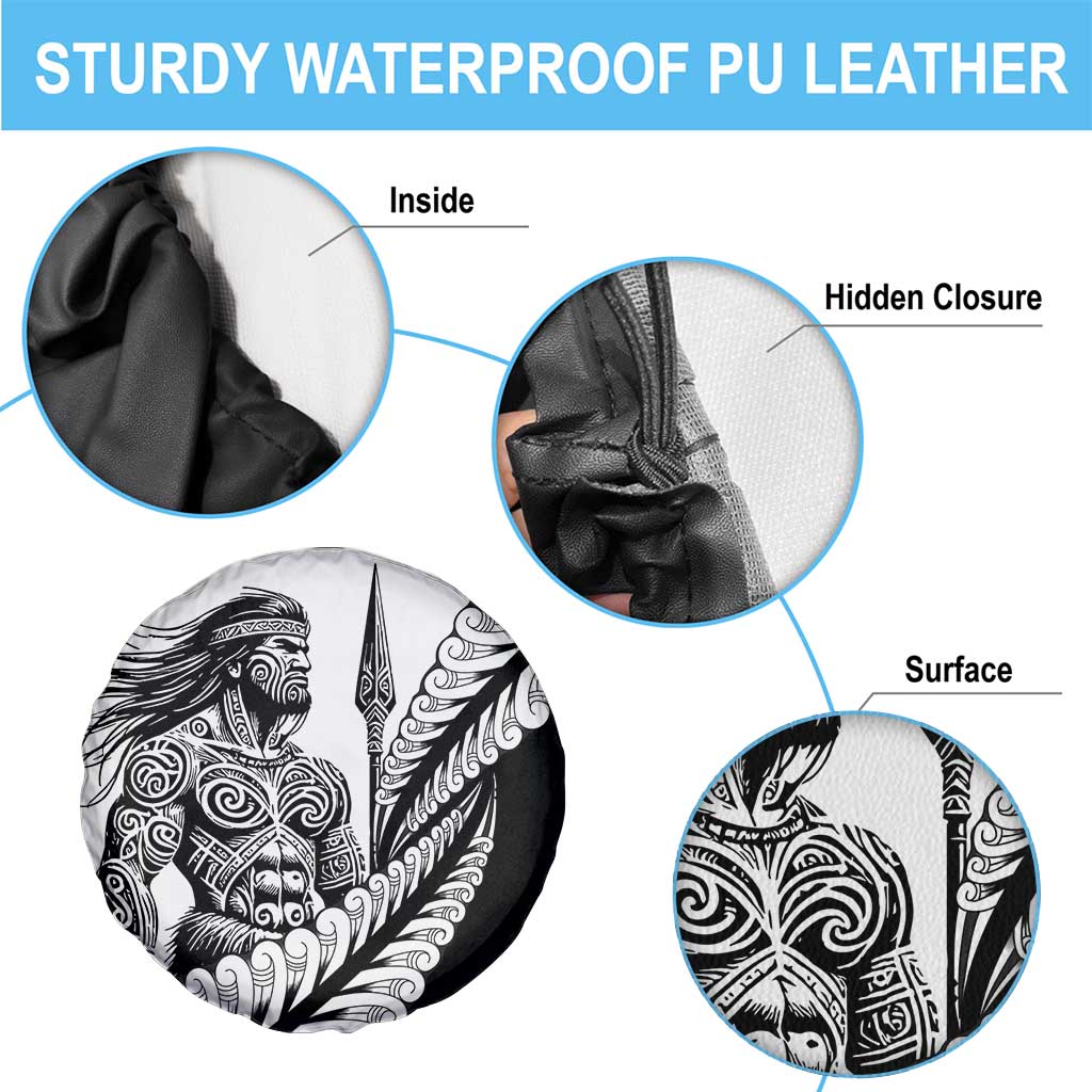 Koru Fern New Zealand Maori Tribal Warrior Spare Tire Cover LT9 - Polynesian Pride