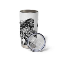 Koru Fern New Zealand Maori Tribal Warrior Tumbler Cup LT9 - Polynesian Pride