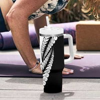 Koru Fern New Zealand Maori Tribal Warrior Tumbler With Handle LT9 - Polynesian Pride
