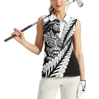 Koru Fern New Zealand Maori Tribal Warrior Women Sleeveless Polo Shirt LT9 - Polynesian Pride