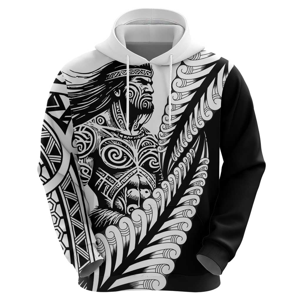 Koru Fern New Zealand Maori Tribal Warrior Zip Hoodie LT9 - Polynesian Pride