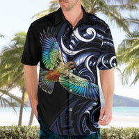 New Zealand Kea Bird Personalised Hawaiian Shirt Maori Tribal Koru Art LT9 - Polynesian Pride