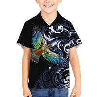 New Zealand Kea Bird Personalised Hawaiian Shirt Maori Tribal Koru Art LT9 - Polynesian Pride