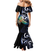 New Zealand Kea Bird Personalised Mermaid Dress Maori Tribal Koru Art LT9 - Polynesian Pride