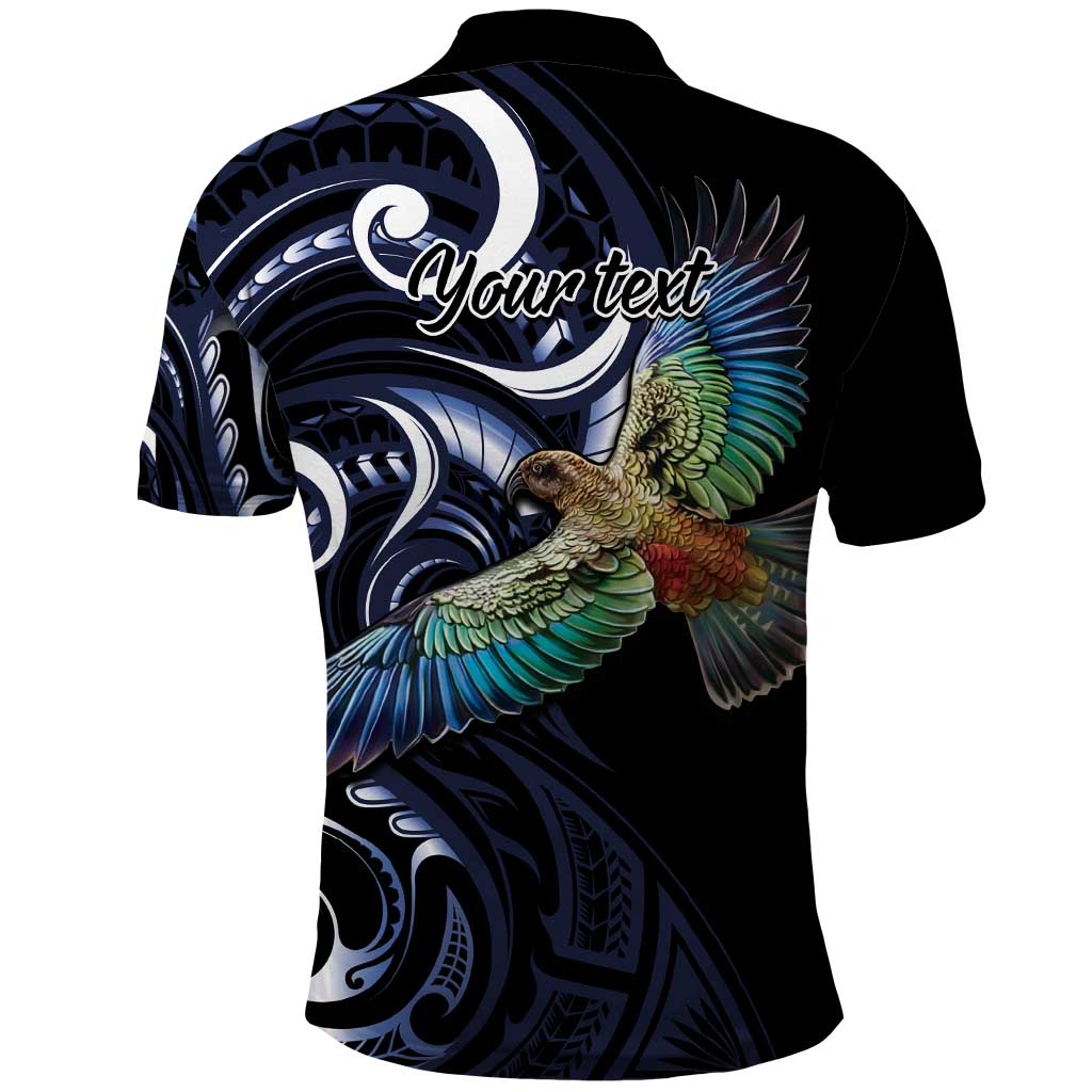 New Zealand Kea Bird Personalised Polo Shirt Maori Tribal Koru Art LT9 - Polynesian Pride