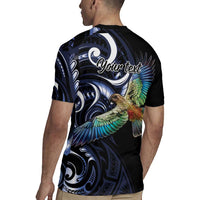 New Zealand Kea Bird Personalised Rugby Jersey Maori Tribal Koru Art LT9 - Polynesian Pride