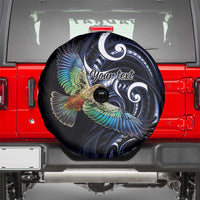 New Zealand Kea Bird Personalised Spare Tire Cover Maori Tribal Koru Art LT9 - Polynesian Pride