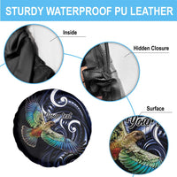 New Zealand Kea Bird Personalised Spare Tire Cover Maori Tribal Koru Art LT9 - Polynesian Pride