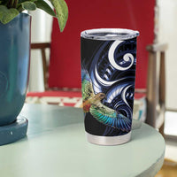 New Zealand Kea Bird Personalised Tumbler Cup Maori Tribal Koru Art LT9 - Polynesian Pride