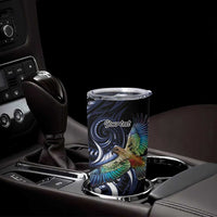 New Zealand Kea Bird Personalised Tumbler Cup Maori Tribal Koru Art LT9 - Polynesian Pride