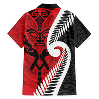 Silver Fern Koru Swirls with Maori Ta Moko Family Matching Off Shoulder Maxi Dress and Hawaiian Shirt LT9 - Polynesian Pride