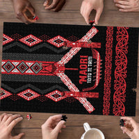 Toitu Te Tiriti Waitangi Puzzle Black Wharenui House LT9 - Polynesian Pride