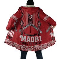 Toitu Te Tiriti Waitangi Cloak Red Wharenui House LT9 - Polynesian Pride