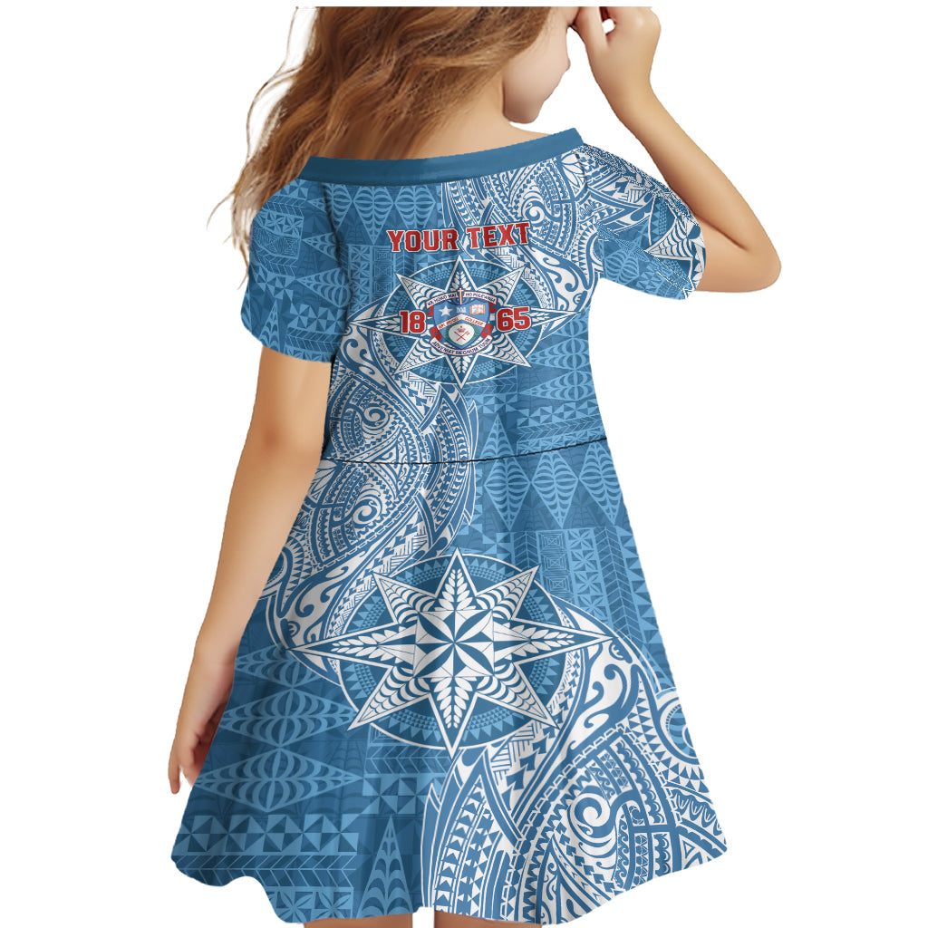 Personalised Tonga Apifo'ou College Family Matching Mermaid Dress and Hawaiian Shirt Since 1865 Special Kupesi Pattern LT9 - Polynesian Pride