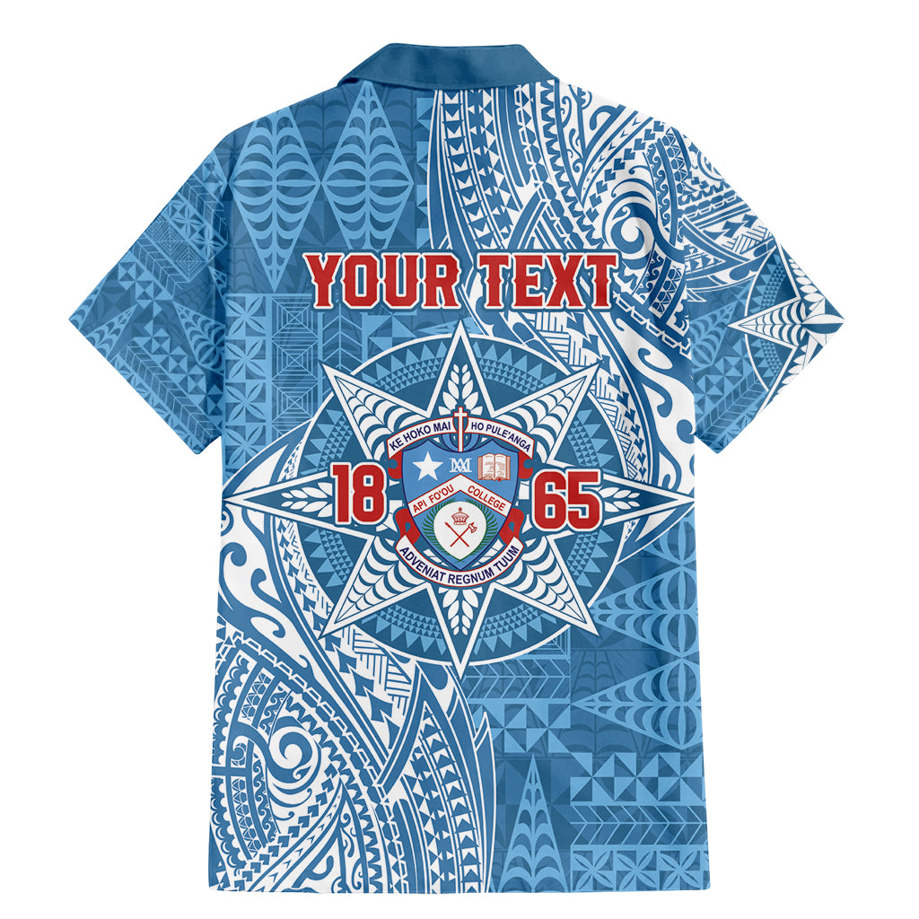 Personalised Tonga Apifo'ou College Family Matching Mermaid Dress and Hawaiian Shirt Since 1865 Special Kupesi Pattern LT9 - Polynesian Pride