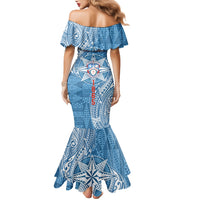 Personalised Tonga Apifo'ou College Family Matching Mermaid Dress and Hawaiian Shirt Since 1865 Special Kupesi Pattern LT9 - Polynesian Pride