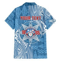 Personalised Tonga Apifo'ou College Family Matching Summer Maxi Dress and Hawaiian Shirt Since 1865 Special Kupesi Pattern LT9 - Polynesian Pride