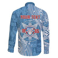 Personalised Tonga Apifo'ou College Family Matching Summer Maxi Dress and Hawaiian Shirt Since 1865 Special Kupesi Pattern LT9 - Polynesian Pride