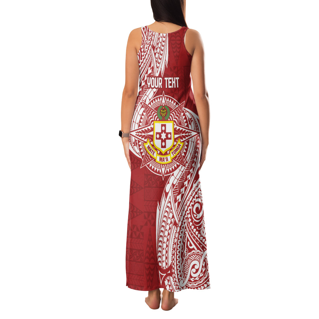 Personalised Kolisi Tonga Atele 142nd Anniversary Family Matching Tank Maxi Dress and Hawaiian Shirt Special Kupesi Pattern LT9 - Polynesian Pride