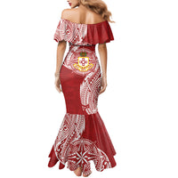 Personalised Kolisi Tonga Atele 142nd Anniversary Mermaid Dress Special Kupesi Pattern LT9 - Polynesian Pride
