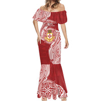 Personalised Kolisi Tonga Atele 142nd Anniversary Mermaid Dress Special Kupesi Pattern LT9 - Polynesian Pride