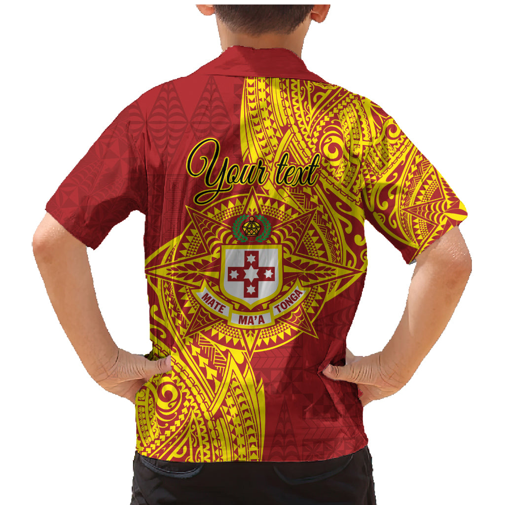 Personalised Kolisi Tonga Atele Family Matching Mermaid Dress and Hawaiian Shirt Since 1882 Simple Ngatu Pattern LT9 - Polynesian Pride