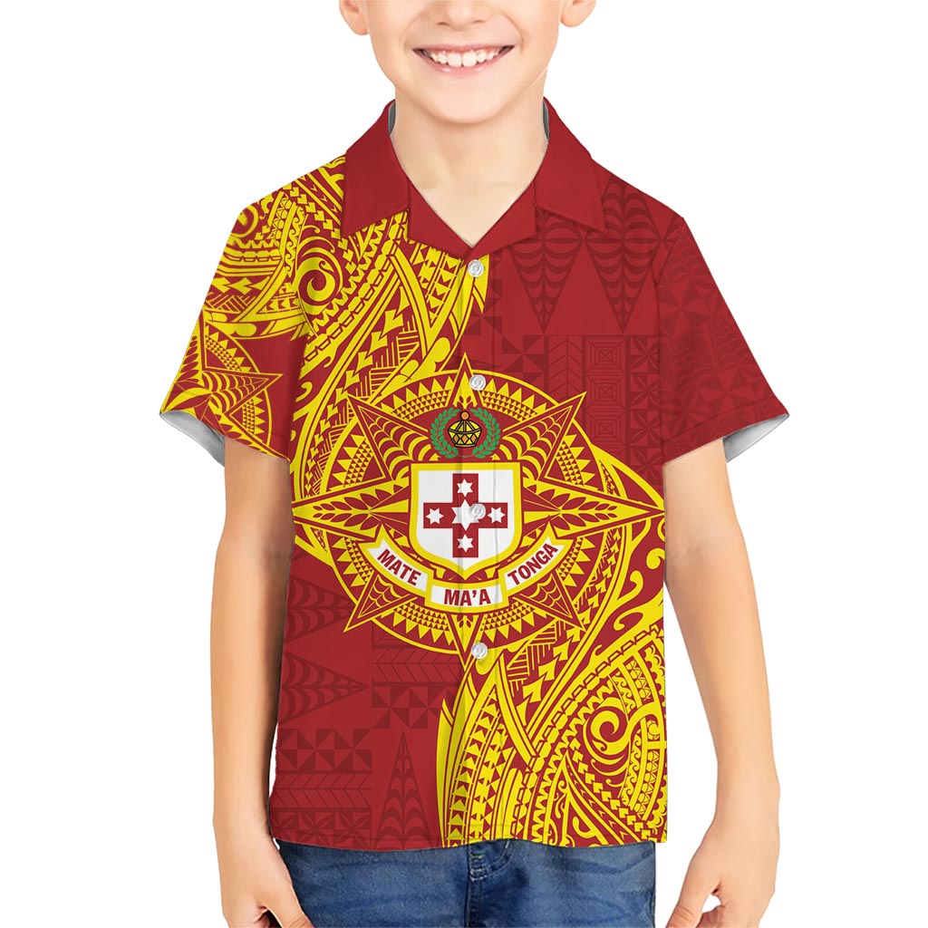 Personalised Kolisi Tonga Atele Hawaiian Shirt Since 1882 Simple Ngatu Pattern