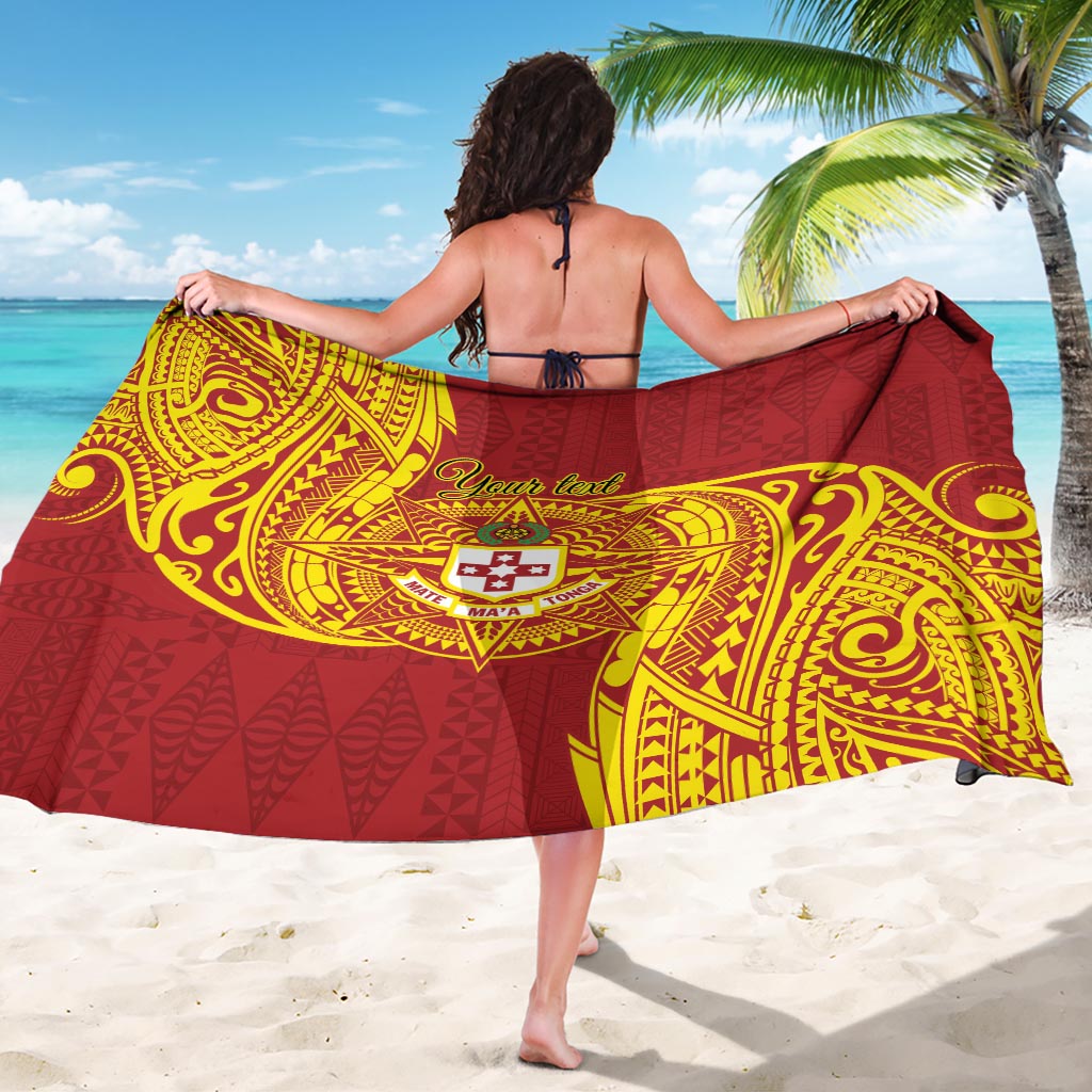 Personalised Kolisi Tonga Atele Sarong Since 1882 Simple Ngatu Pattern