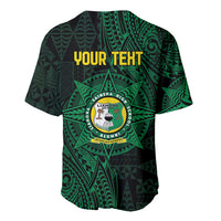 Personalised Tonga Liahona High School 76th Anniversary Baseball Jersey Special Kupesi Pattern