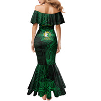 Personalised Tonga Liahona High School 76th Anniversary Family Matching Mermaid Dress and Hawaiian Shirt Special Kupesi Pattern LT9 - Polynesian Pride