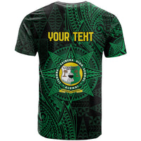 Personalised Tonga Liahona High School 76th Anniversary T Shirt Special Kupesi Pattern LT9 - Polynesian Pride
