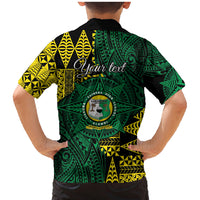 Personalised Tonga Liahona High School Family Matching Mermaid Dress and Hawaiian Shirt Since 1948 Special Kupesi Pattern LT9 - Polynesian Pride