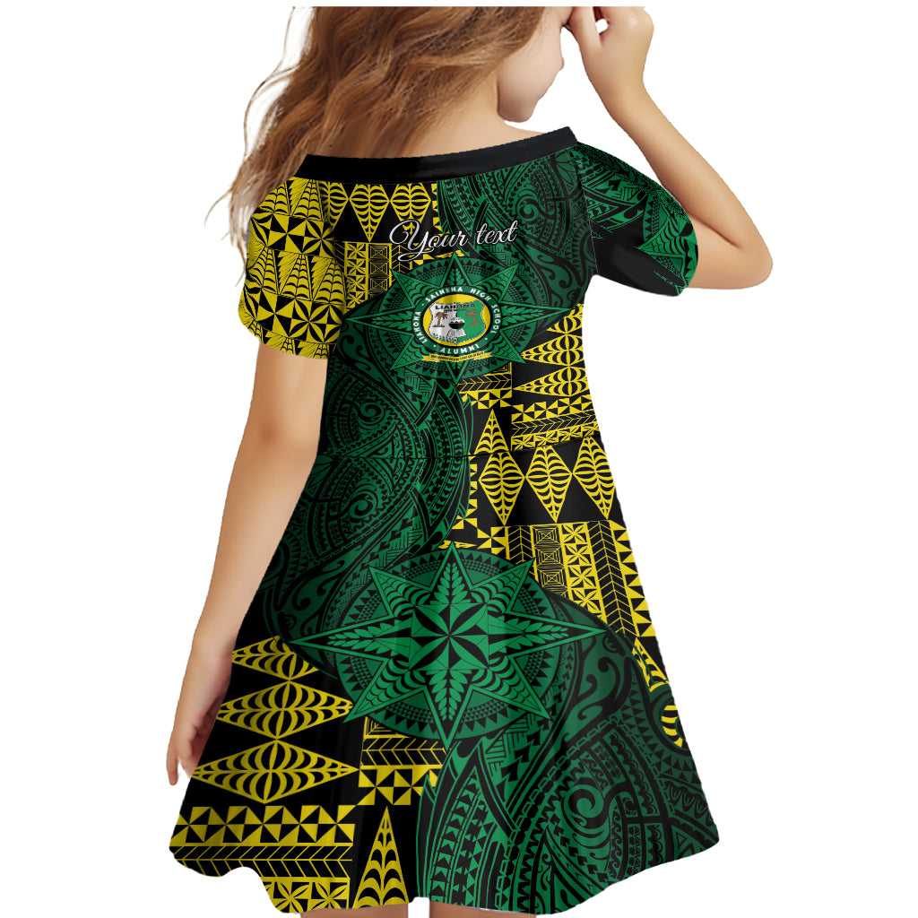 Personalised Tonga Liahona High School Family Matching Mermaid Dress and Hawaiian Shirt Since 1948 Special Kupesi Pattern LT9 - Polynesian Pride