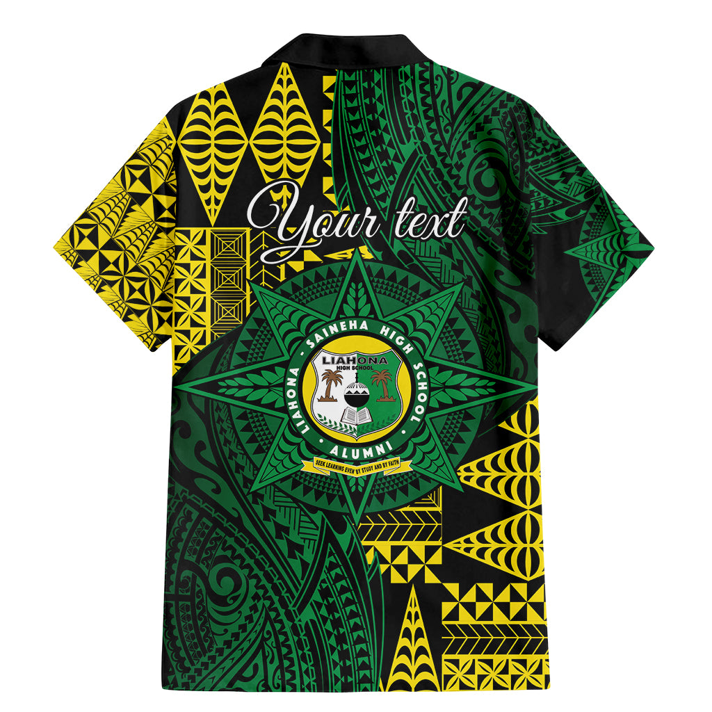 Personalised Tonga Liahona High School Family Matching Mermaid Dress and Hawaiian Shirt Since 1948 Special Kupesi Pattern LT9 - Polynesian Pride